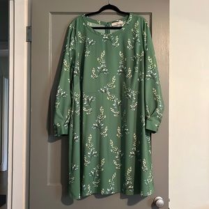 A line loft plus floral dress